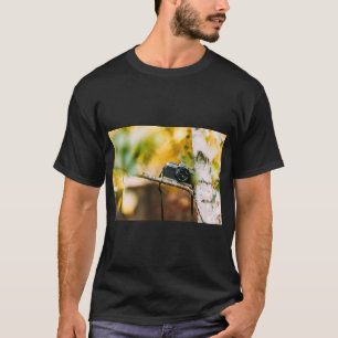 Camiseta para amantes de la película de cámara vin
