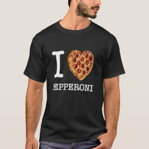 Camiseta Para amantes de la pizza de pepperoni de verdad u2