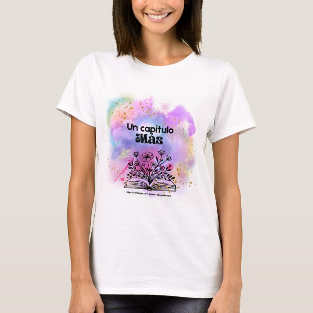Camiseta para amantes de los libros (Anverso)