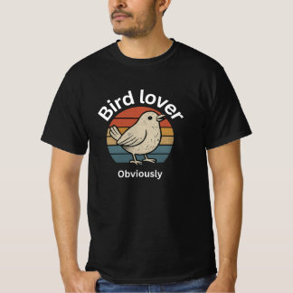 Camiseta para amantes de los pájaros - Té gráfico 