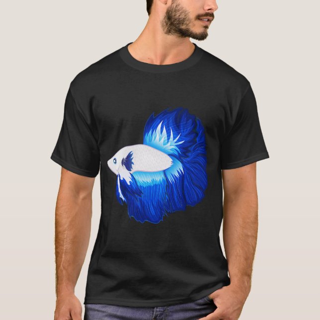 Camiseta para amantes de peces luchadores siameses (Anverso)