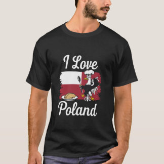Camiseta Para amantes de Polonia Aman Polonia Me encanta Po