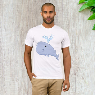 Camiseta para animales azules de ballena bebé