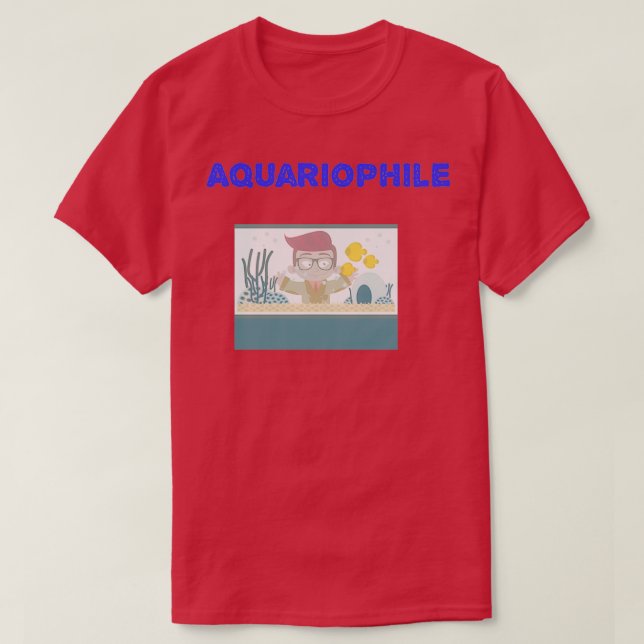 Camiseta Para Aquarist (Diseño del anverso)