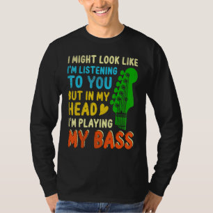 Camiseta Para Bass Guitar Player Battend Bass Player