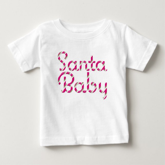 Camiseta para bebé bebe de caña rosa (Anverso)