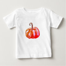 Camiseta para bebé de calabaza