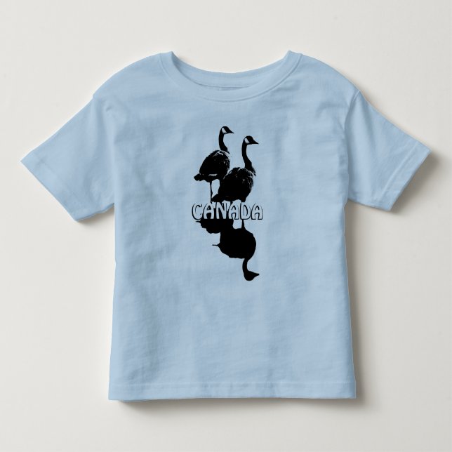 Camiseta para bebé de Canadá Patos de Canadá Regal (Anverso)