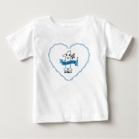Camiseta para bebé de cumpleaños uno Little Prince