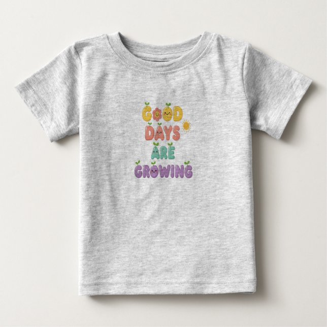 Camiseta para bebé de días buenos (Anverso)