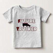 Camiseta para bebé de futuros camioneros