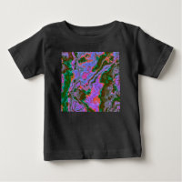 Camiseta para bebé de mármol amargo