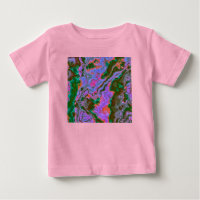 Camiseta para bebé de mármol amargo