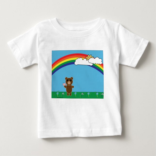 Camiseta para bebé de oso (Anverso)