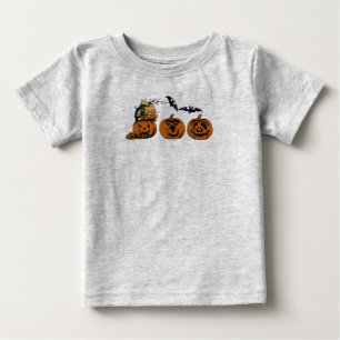 Camiseta para bebé de otoño/Halloween/calabaza