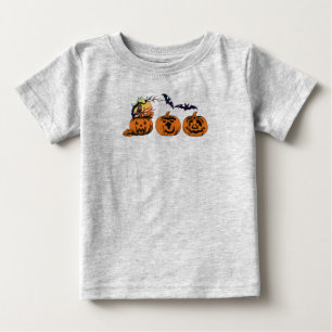 Camiseta para bebé de otoño/Halloween/calabaza