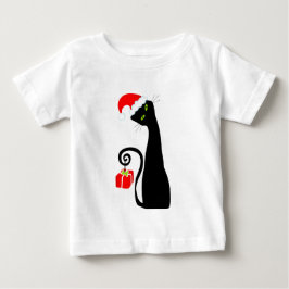 Camiseta para bebé de Santa Cat capi