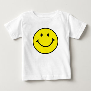 Camiseta para bebé de sonrisa amarilla original