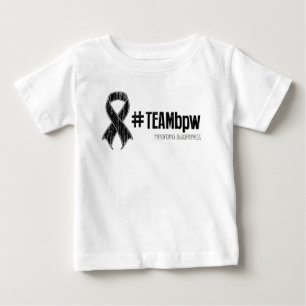 Camiseta para bebé de TEAMbpw (blanca)