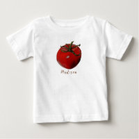 Camiseta para bebé de tomate