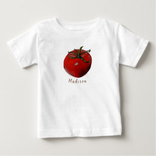 Camiseta para bebé de tomate