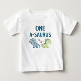 Camiseta para bebé de un A-Saurus