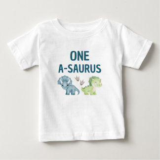 Camiseta para bebé de un A-Saurus