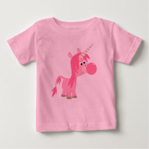 Camiseta para bebé de unicornio de burbuja de Pers