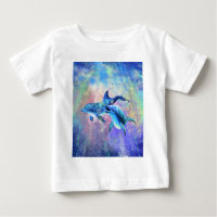 Camiseta para bebé delfín
