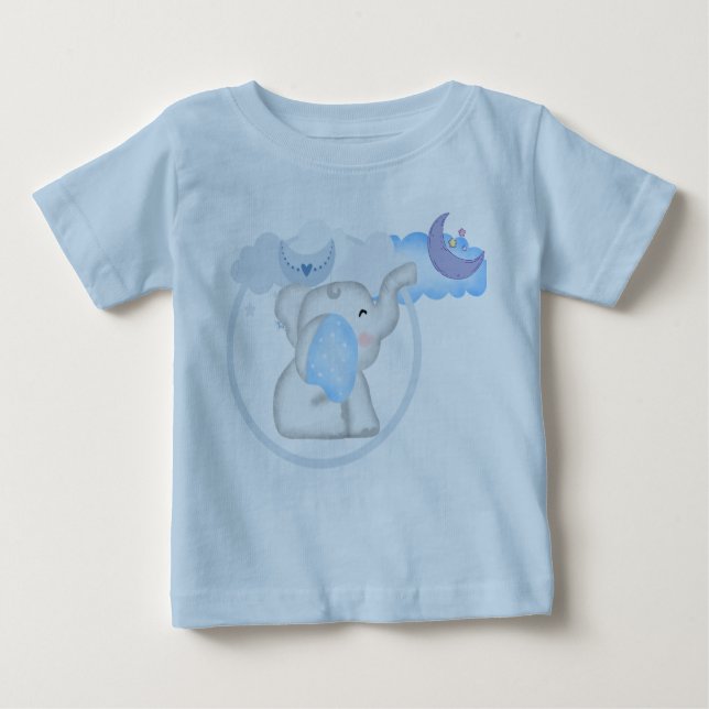 Camiseta para bebé elefante (Anverso)