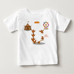 Camiseta para bebé escuadrón acrobático de Pollito
