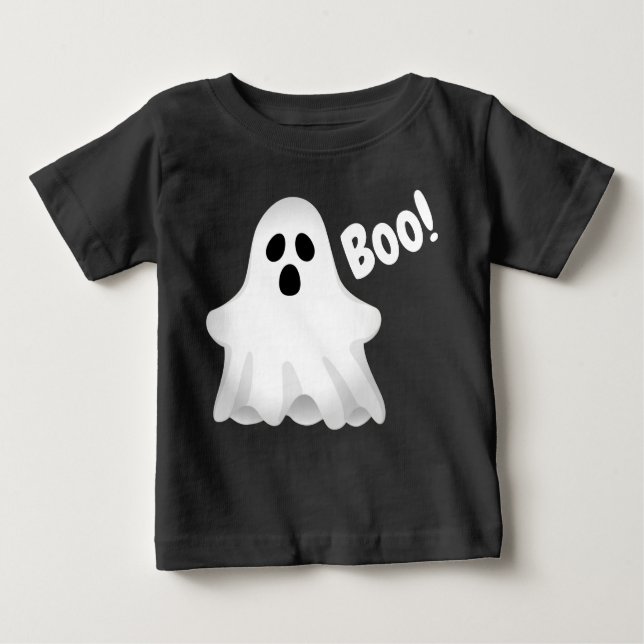 Camiseta para bebé fantasma de Halloween (Anverso)