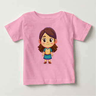 Camiseta para Bebé Muñeca Cómic