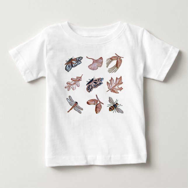 Camiseta para bebé natural (Anverso)