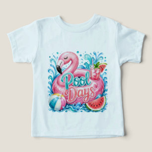Camiseta para bebé y niño pequeño Pool Days Baby