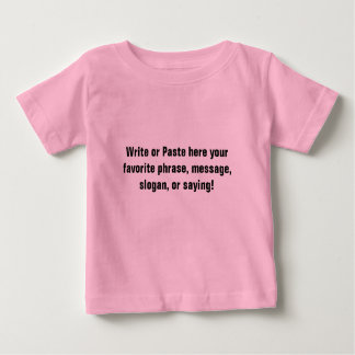 Camiseta para bebés