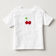 Camiseta para bebés con sabor a cereza