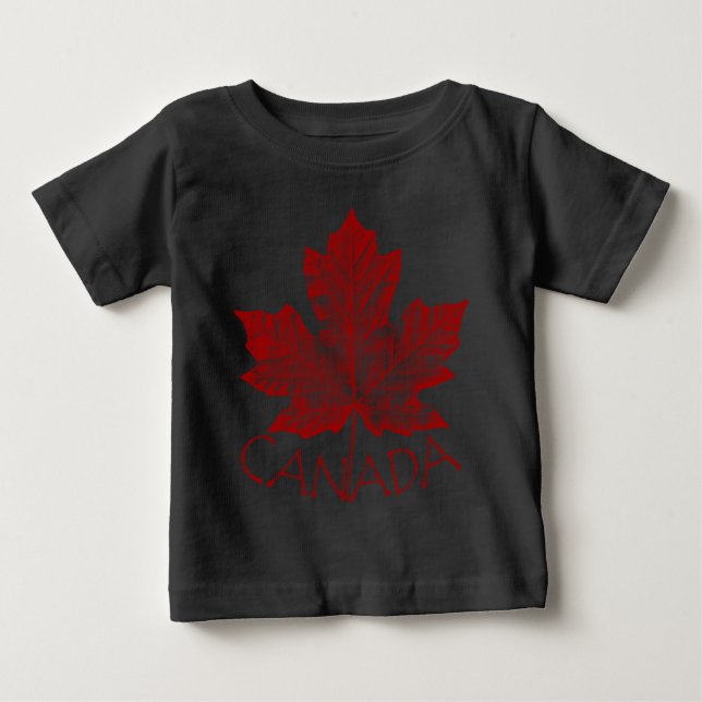 Camiseta para bebés de Canadá Camisas para niños (Anverso)