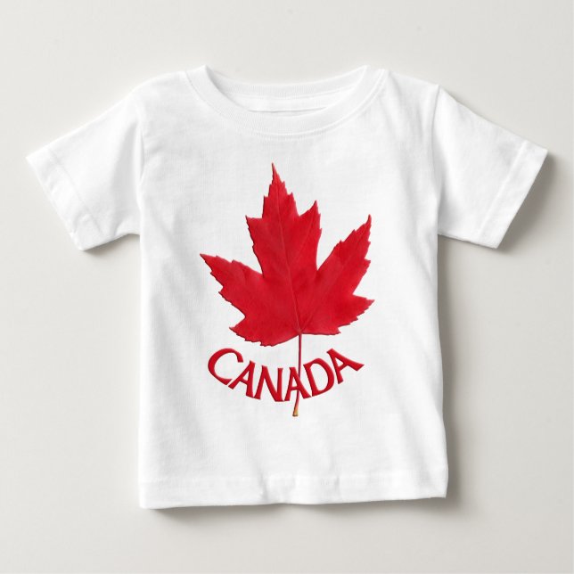 Camiseta para bebés de Canadá Camisetas de recuerd (Anverso)