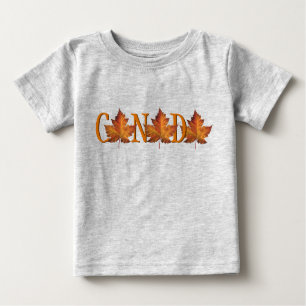 Camiseta para bebés de Canadá Souvenir Baby Tee Sh