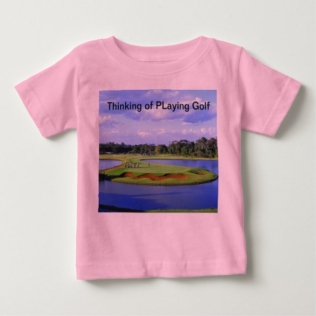 Camiseta para bebés de golf (Anverso)
