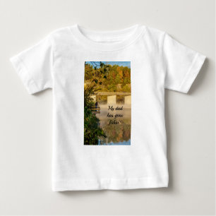 Camiseta para bebés de la pesca otoñal de Lake Spr