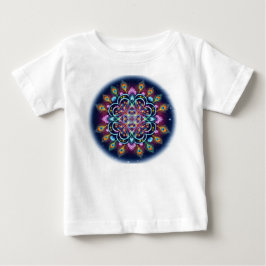 Camiseta para bebés de Mandala cósmica