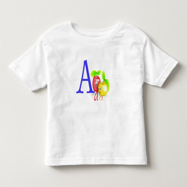 Camiseta para bebés de manzanas (Anverso)