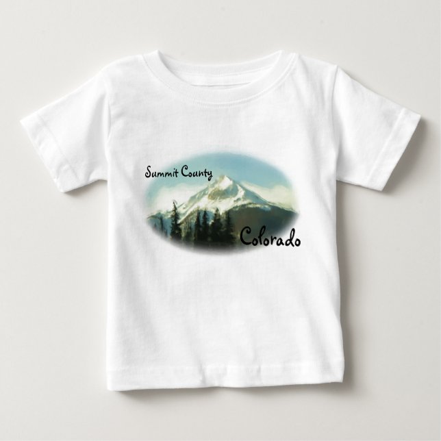 Camiseta para bebés del Condado de la Cumbre (Anverso)