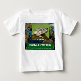 Camiseta para Bebês em Jersey Fina Via Pantanal 