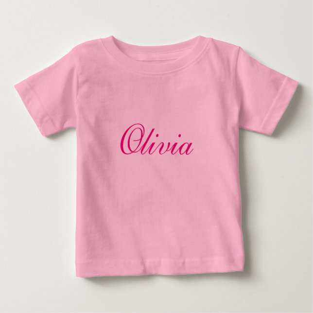 Camiseta para bebés personalizada (Anverso)