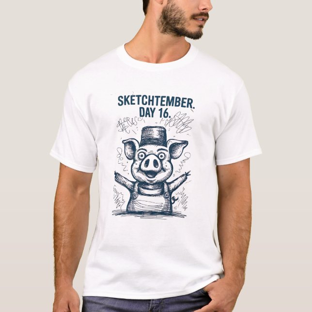 camiseta para boceto animal (Anverso)