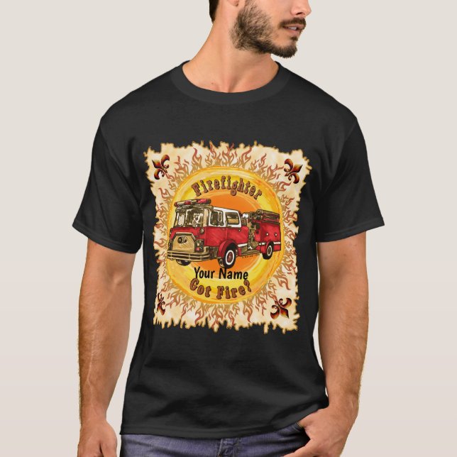 Camiseta para bomberos (Anverso)