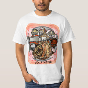 Camiseta para bomberos